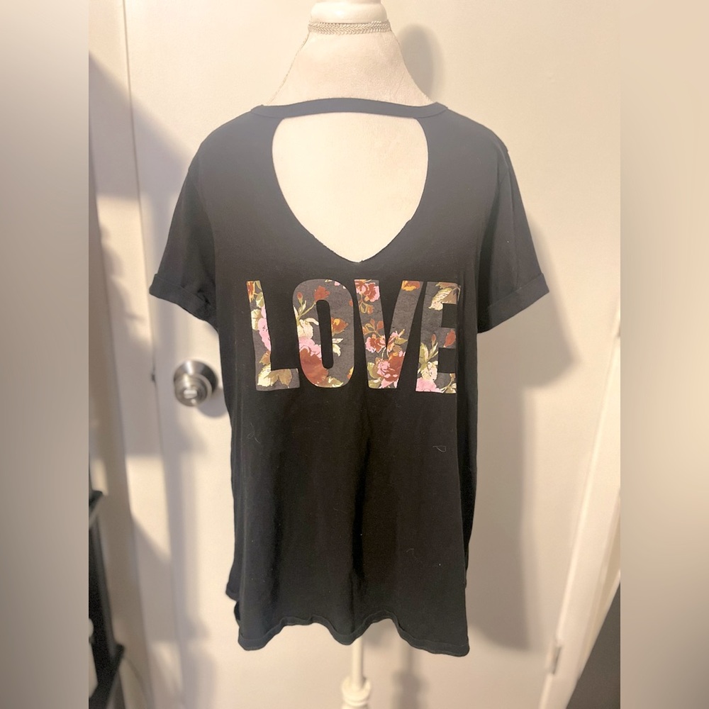 Torrid Floral Love Graphic Tee